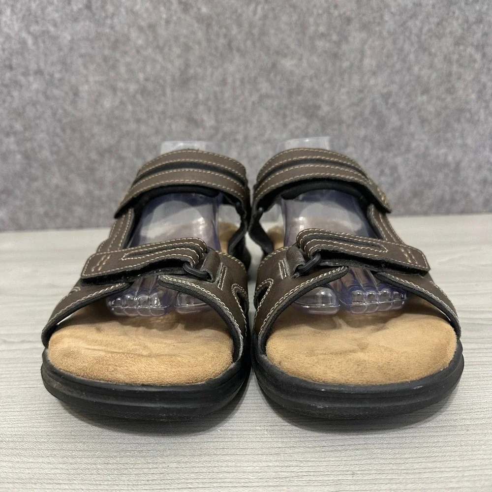 Dockers Mens Outdoor Sport Sandals Brown Adjustable Straps Size 10‎